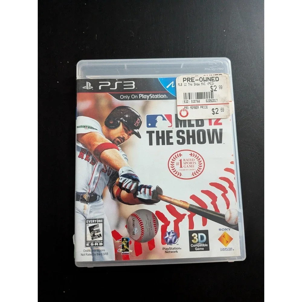 PS3 MLB 12: The Show (Sony‎ PlayStation 3, 2012) Baseball Video Game CIB